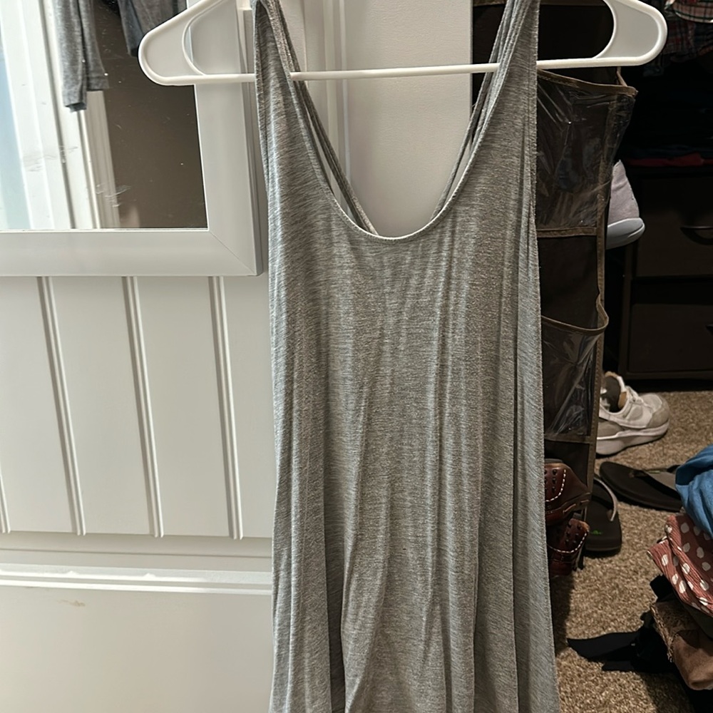 Grey top with cute back detail